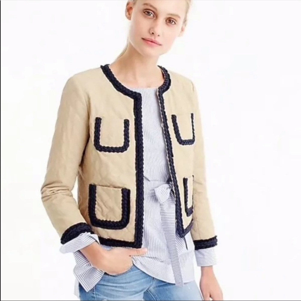 J.Crew Quilted Lady Day Excursion Safari Jacket
